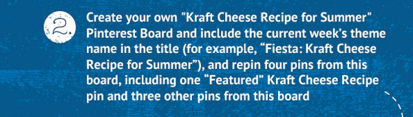 kraft cheese recipe for summer pinterest contest